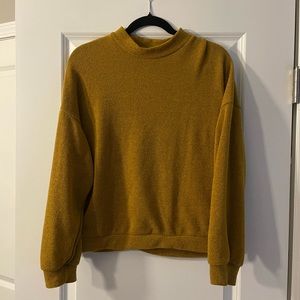 Women’s size medium high neck mustard color sweater